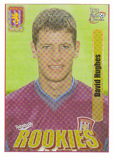 David Hughes Aston Villa 1997/98 Futera Fans' Selection #31